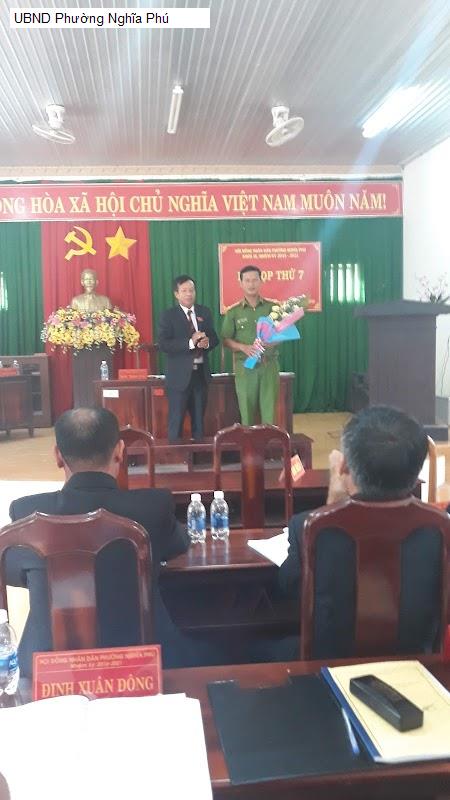 UBND Phường Nghĩa Phú