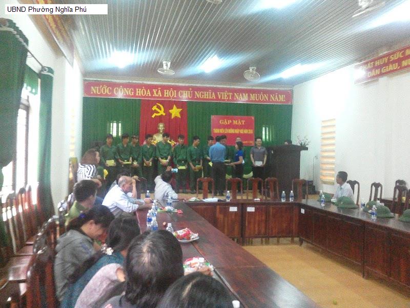 UBND Phường Nghĩa Phú