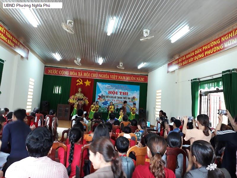UBND Phường Nghĩa Phú