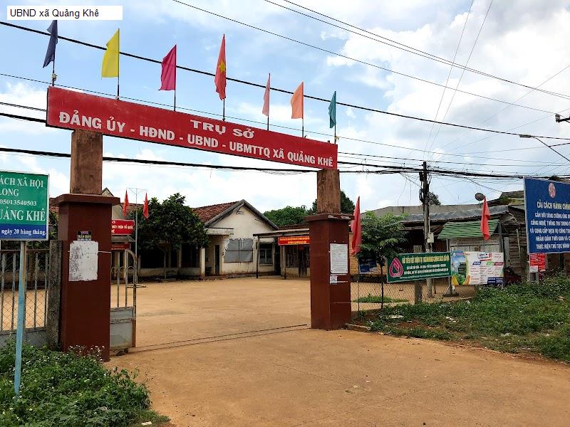 UBND xã Quảng Khê