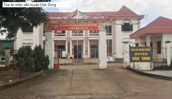 Tòa án nhân dân huyện Dak Song