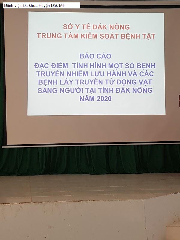 Bệnh viện Đa khoa Huyện Đắk Mil