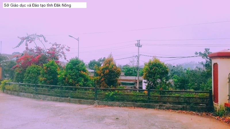 Sở Giáo dục và Đào tạo tỉnh Đăk Nông